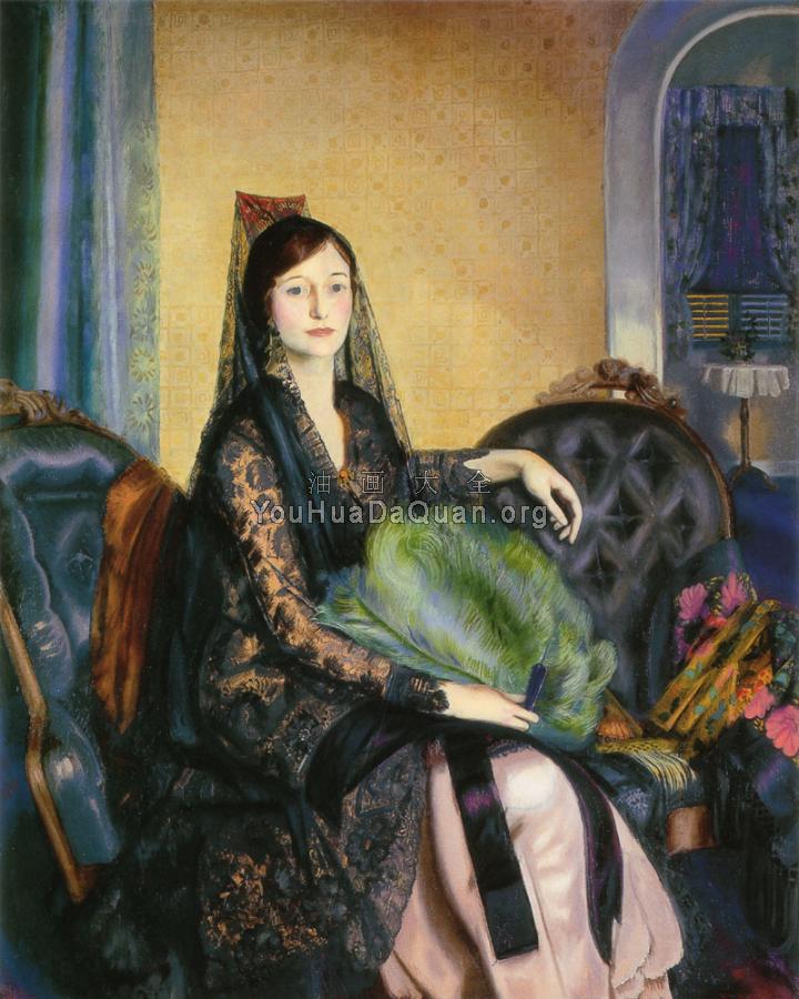 Portrait of Elizabeth Alexander - 乔治·卫斯理·贝洛斯
